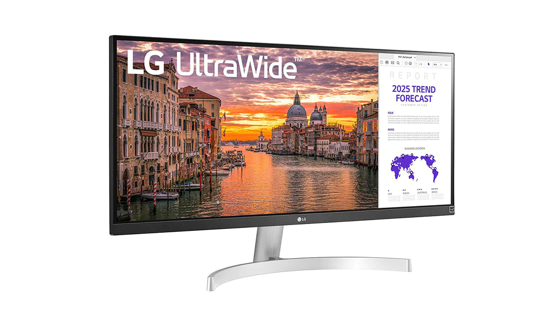 LG 29WN600-W 29 21:9 UltraWide WFHD IPS HDR10 Monitor